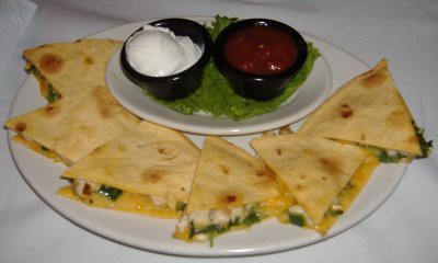 Dave & Buster's - Grilled Chicken Quesadillas