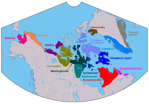 Inuit Dialect Map