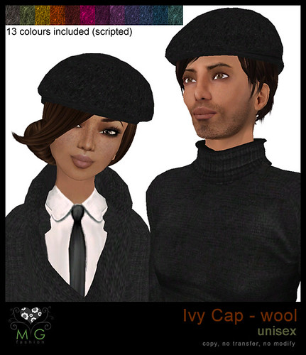 [MG fashion] Ivy cap - wool (unisex and scripted)