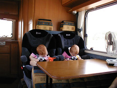 Resting on the way to France, 2004