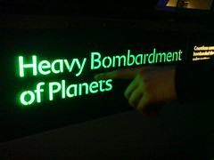 Heavy Bombardment of Planets