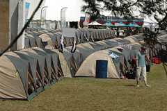 Tents in rows (by Louis Rossouw)