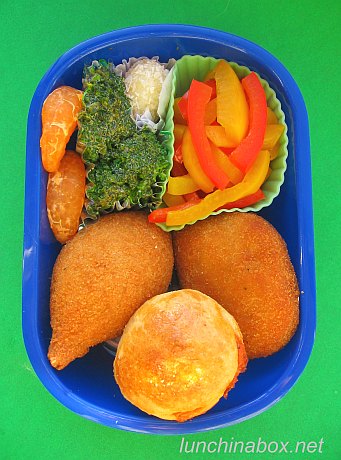 Brazilian salgadinhos lunch for preschooler