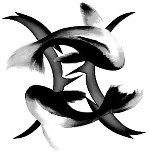 Pisces horoscope symbol tattoo