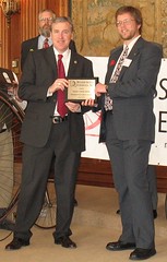 Senator Charlie Shields receives award