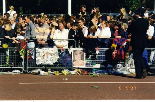 princess diana funeral. The crowds - Princess Diana#39;s