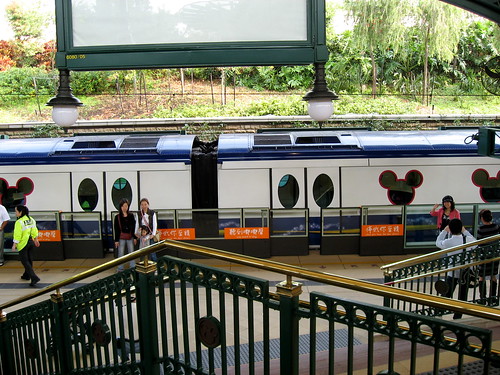 The train of MTR Disneyland Resort line