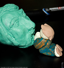 The Matt  Murphy Clay Head Sculpture