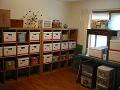 new craft room with boxes everywhere by susanstars