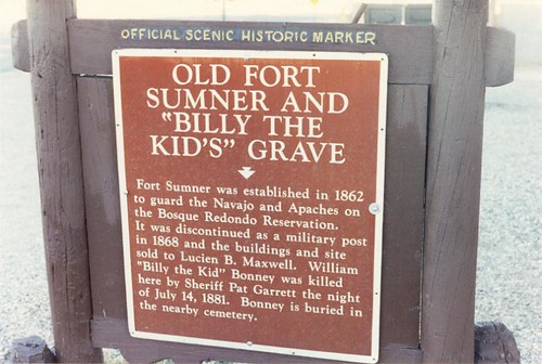 Billy The Kid grave site, Fort Sumner, New Mexico