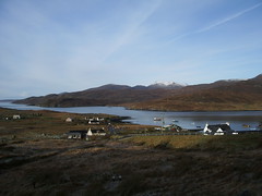 The cottage and West Loch Tarbert