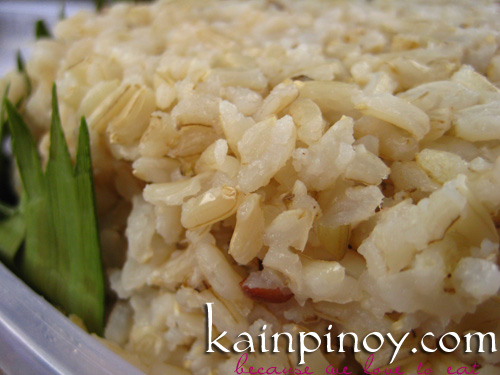 Brown Rice - Pinoy Bento for Lasang Pinoy Challenge #25