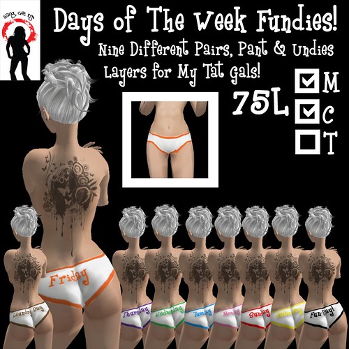HTDJ! Days Of The Week Fundies! Ad