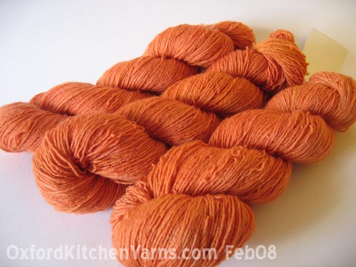 Oxford Kitchen Yarns Sock Yarn: Marmalade