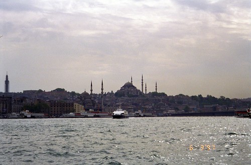 View of Sultanahmet from the Bosphorus ©  upyernoz