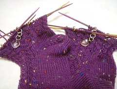 Purple Tweed socks