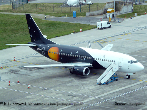 G-POWC Boeing 737-33A by Jersey Airport Photography