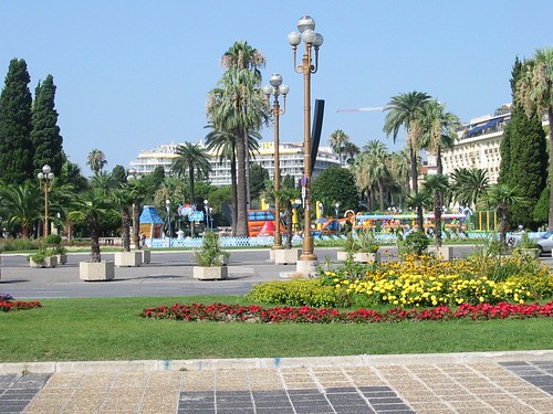 The park in Nice