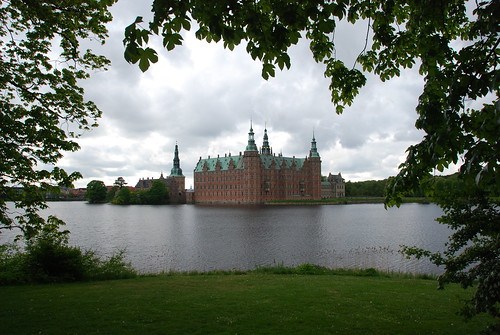 Atmospheric shot of Frederiksborg Slot, Denmark