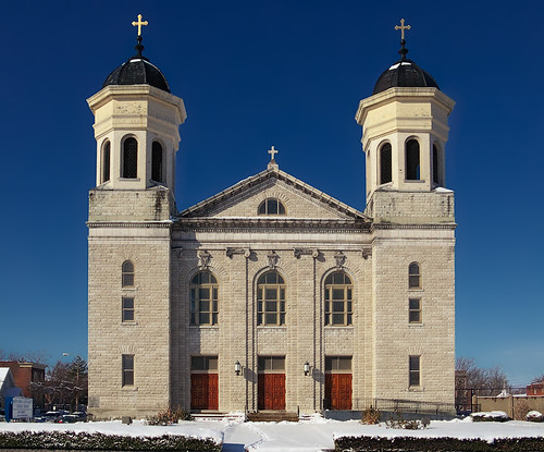 Saints Teresa and Bridget Roman Catholic Church, in Saint Louis, Missouri, USA - exterior