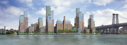 View from East River Park The New Domino credit Vinoly x528