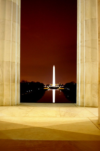Washington Monument At Night with Vivitar 24mm f/2.8 manual in K mount
