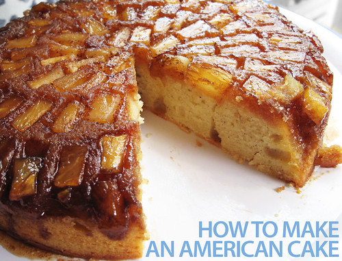 Pineapple Upside-Down Cake (with title)
