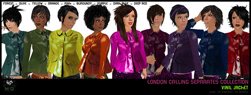 [MG fashion] London Calling Separates Collection - Vinil jackets