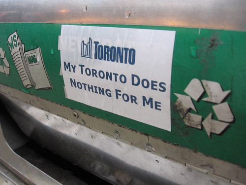 My Toronto Does Nothing for Me - sticker