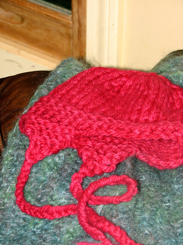 monkey hat and throw