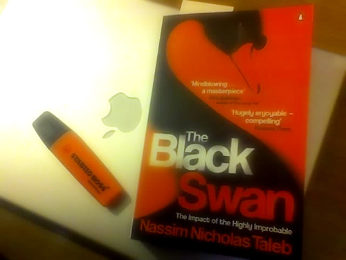 I'm talking about the book, The Black Swan. I felt instant connection 