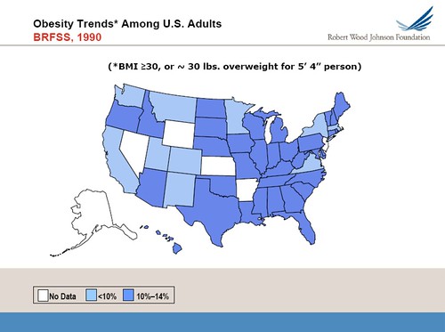 The entire country has less than 15% obesity (Centers for Disease Control & RW Johnson Fdn)