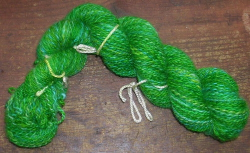 DS green yarn finished