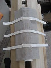Linen spine wrap