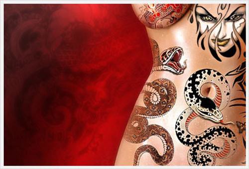 Labels full body tattoo Snake tattoos tattoos for girls