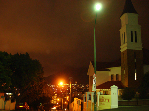 Kloof Nek Road, Cape Town, Late At Night