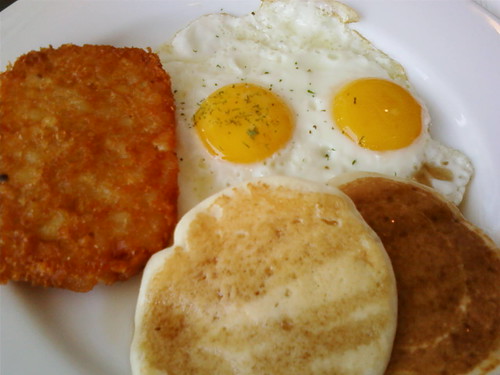 Eggs and Pancakes at Corduroy Cafe Vivocity