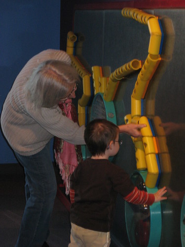fun with Oma at Science World
