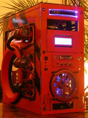 Cool Computer Casing - red