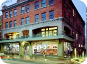 the former Asheville Hotel, renovated for mixed use by Public Interest Projects