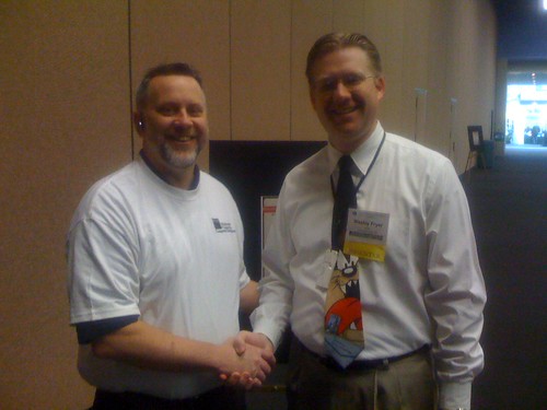 Glenn Malone and Wesley Fryer at NCCE 2008