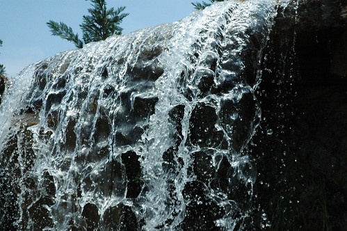 Waterfalls at the fairgrounds