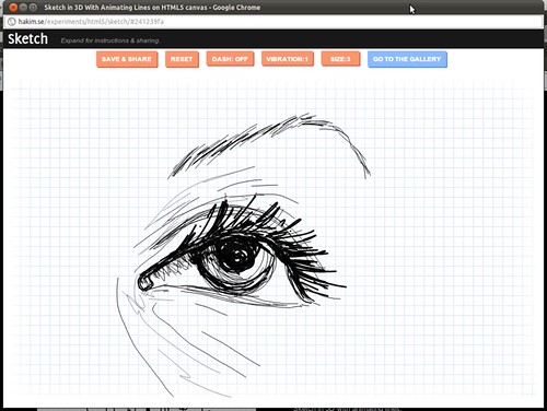Screenshot-Sketch in 3D With Animating Lines on HTML5 canvas - Google Chrome