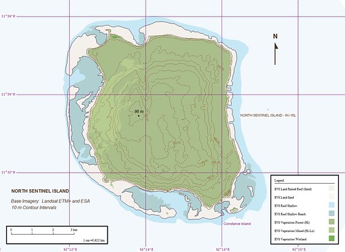 North Sentinel Island - EEVS Map (1-62,500)
