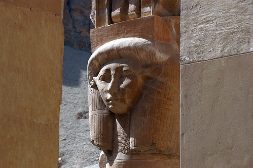 Mortuary temple of Hatshepsut / Goddess Hathor ©  Elena Pleskevich