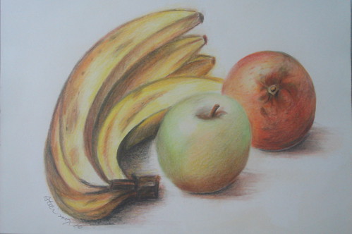�泰_色鉛_香蕉與蘋果