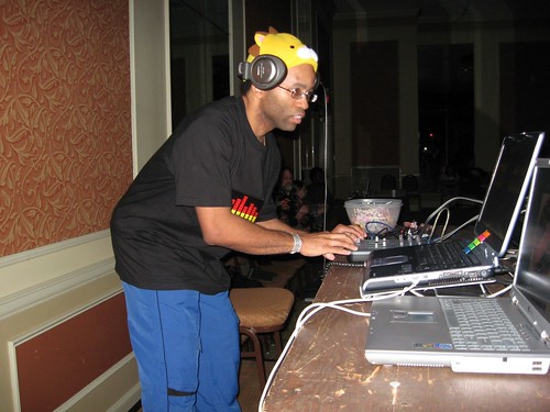 Brian DJing for Rave @ JAMPcon