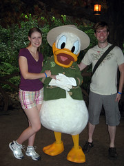ian and tammy with donald duck