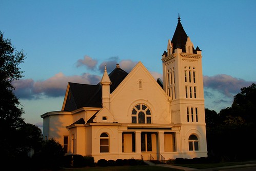 Church in Evening Sun