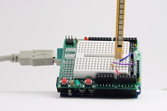 Flex sensor voltage divider circuit